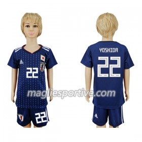 Completo Calcio Giappone Yoshida 22 Bambino Divisa Prima Mondiali 2018